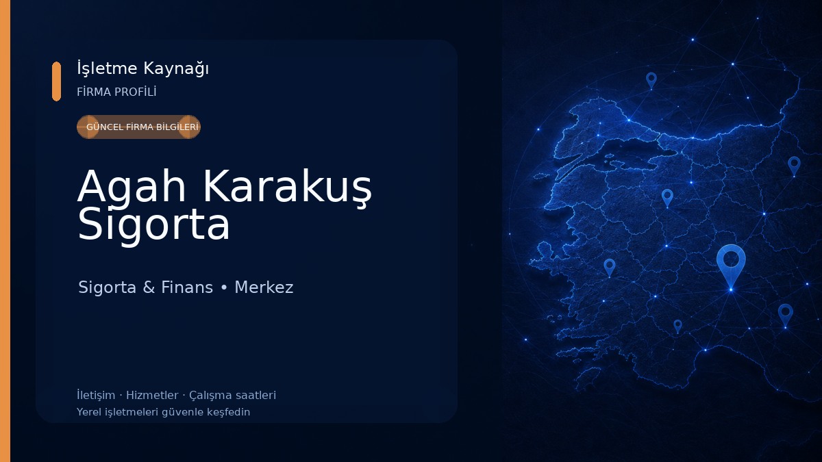 Agah Karakuş Sigorta Sigorta & Finans