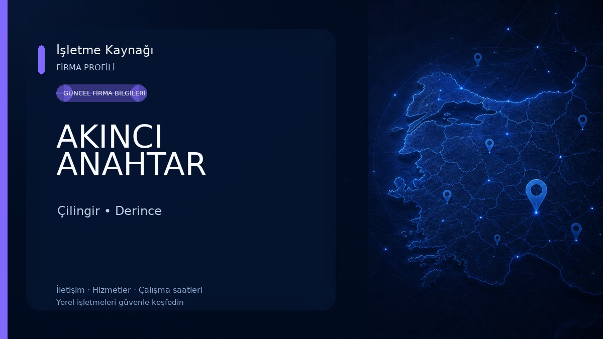 AKINCI ANAHTAR Çilingir