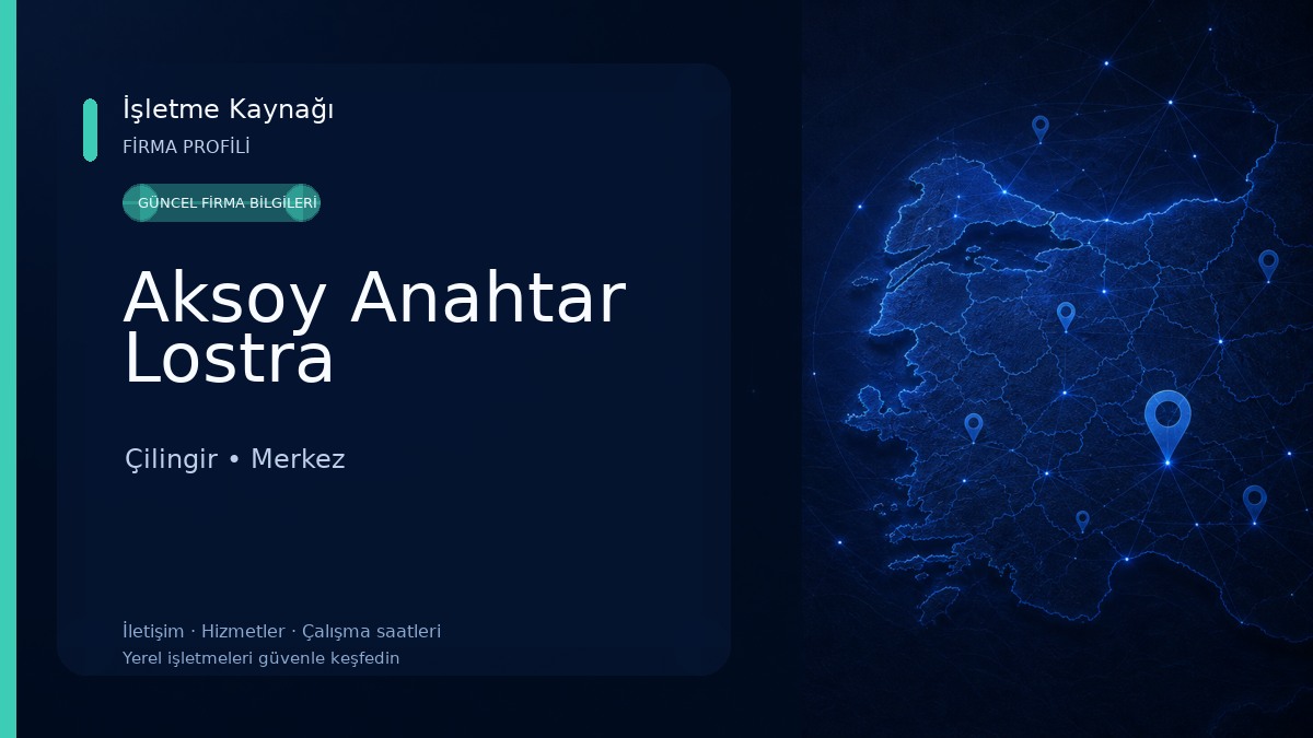 Aksoy Anahtar Lostra 