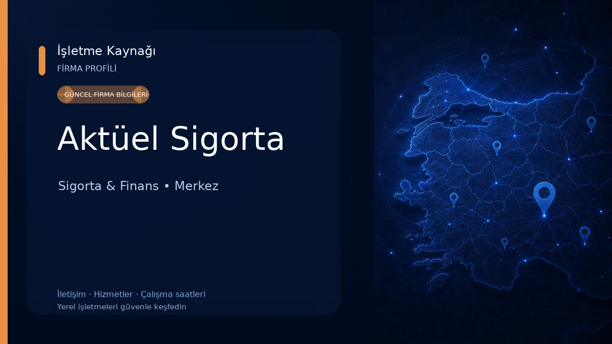 Aktüel Sigorta Sigorta & Finans