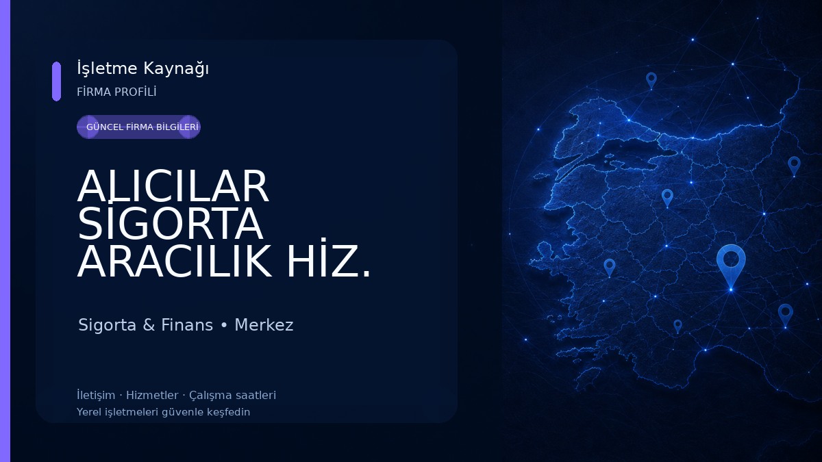 ALICILAR SİGORTA ARACILIK HİZ. LTD. ŞTİ. Sigorta & Finans