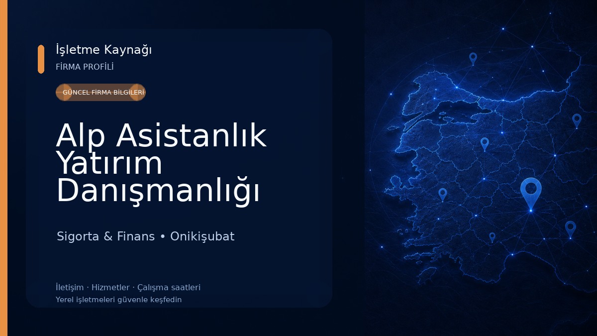 Alp Asistanlık Yatırım Danışmanlığı Sigorta & Finans