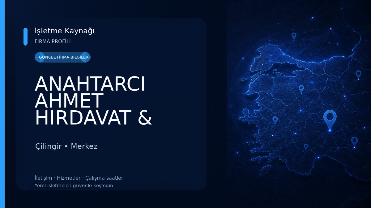 ANAHTARCI AHMET HIRDAVAT & OTO ANAHTARCI ( AKSOY MAKİNA ) Yalova 1969