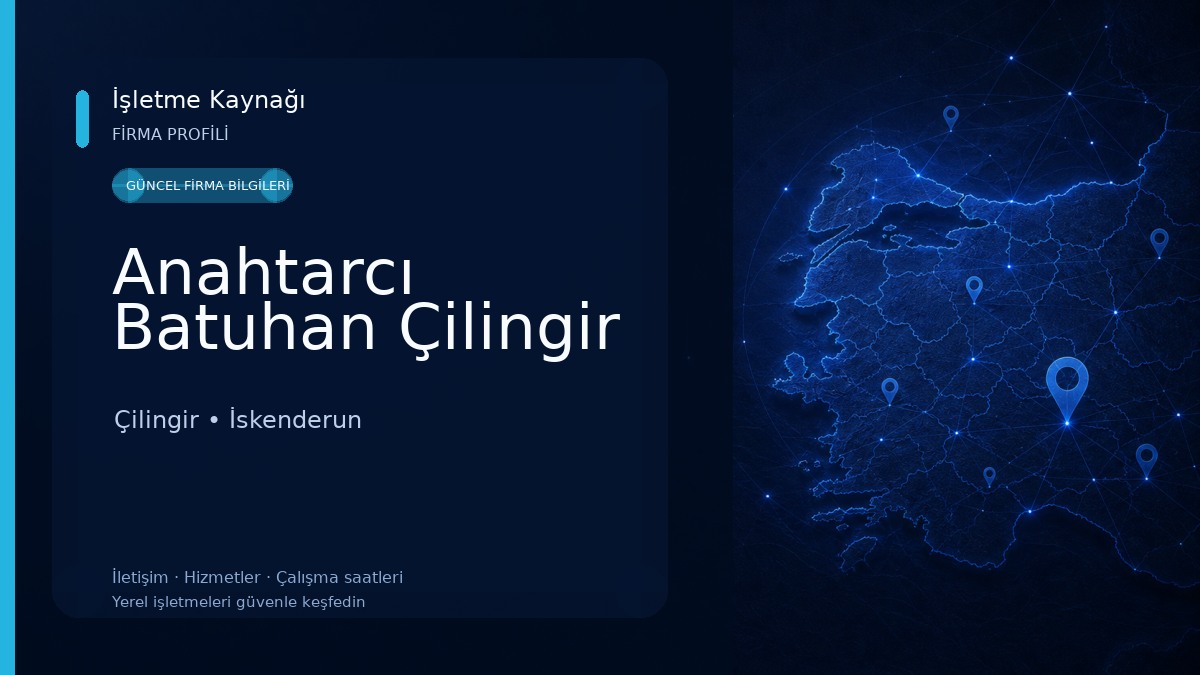 Anahtarcı Batuhan Çilingir