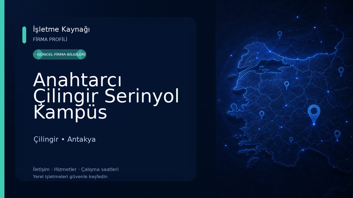 Anahtarcı Çilingir Serinyol Kampüs anahtarcı çilingir Çilingir