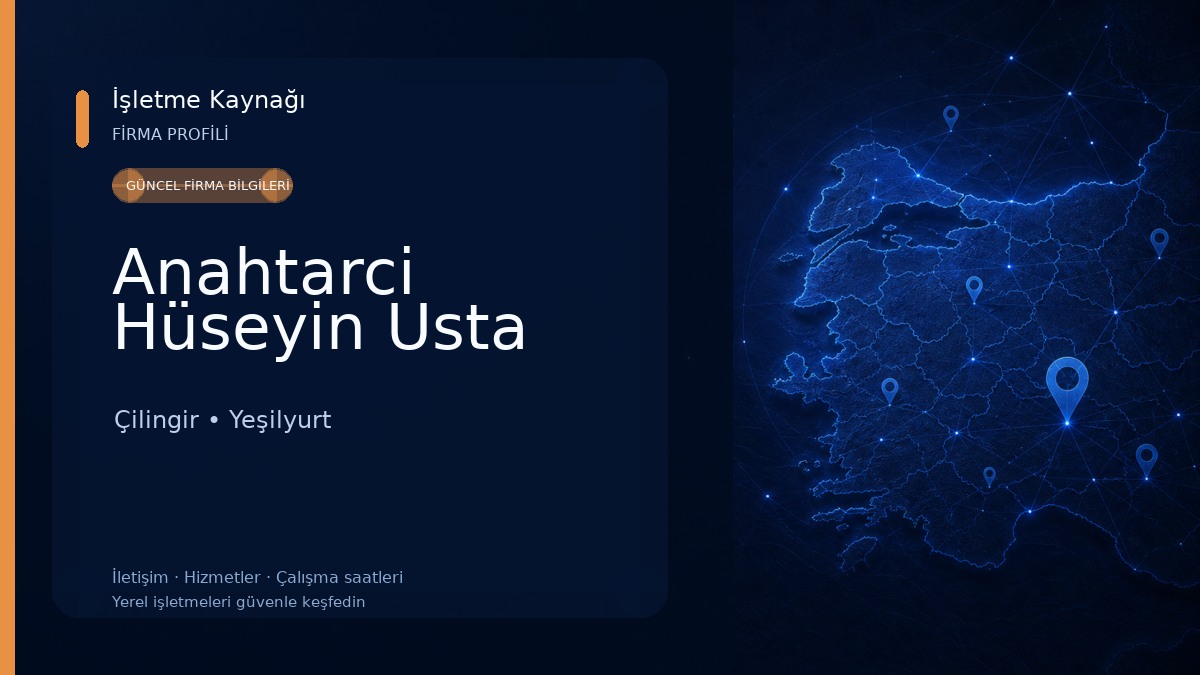 Anahtarci Hüseyin Usta Çilingir