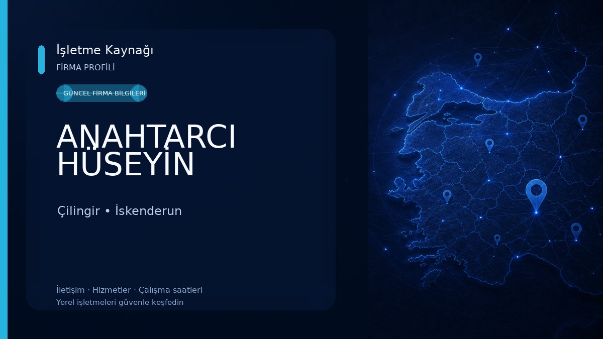 ANAHTARCI HÜSEYİN Çilingir