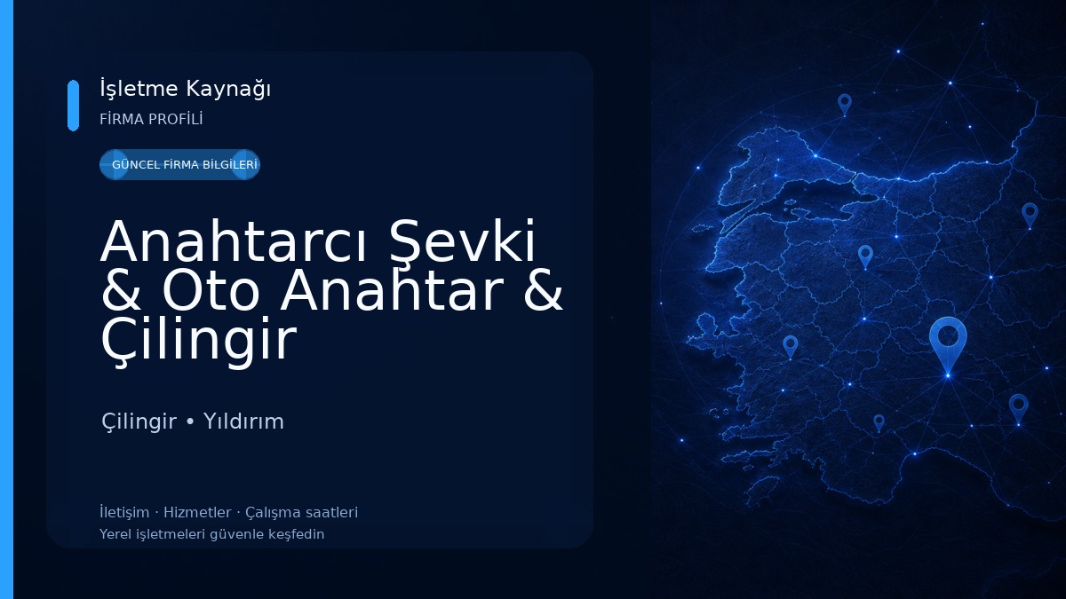 Anahtarcı Şevki & Oto Anahtar & Çilingir