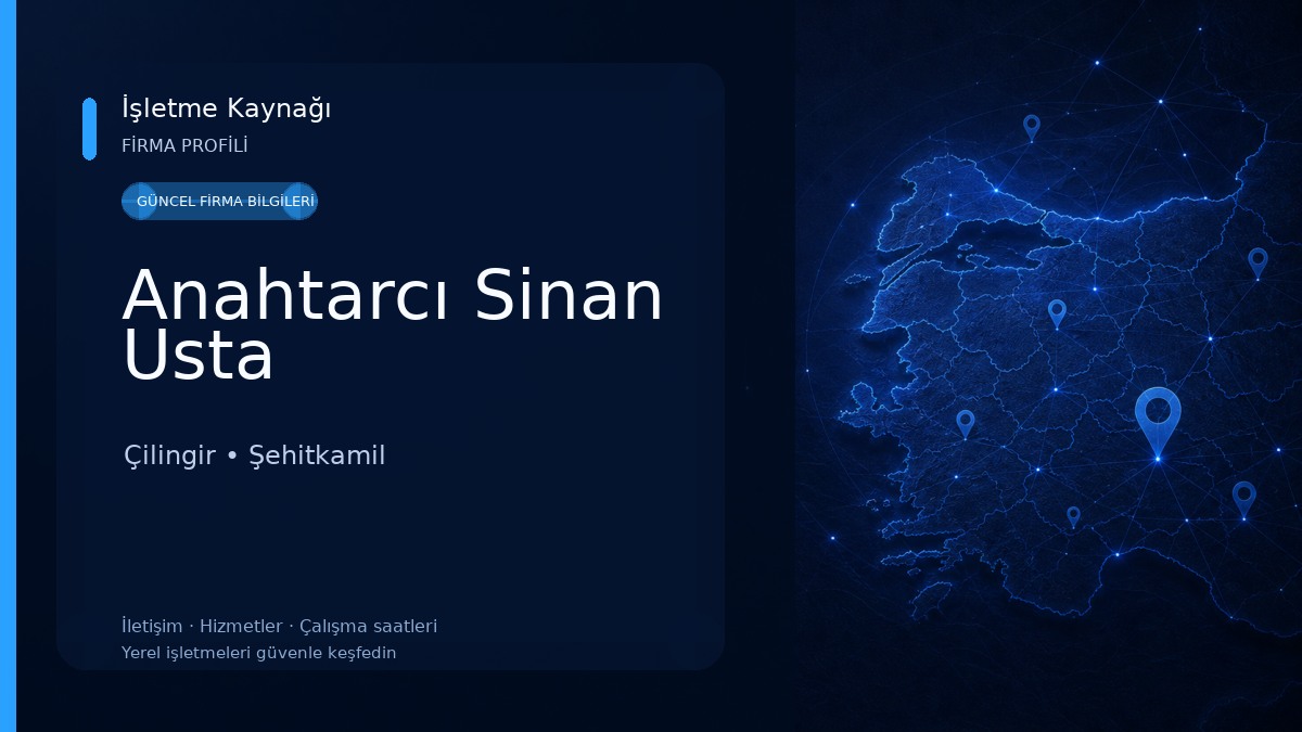 Anahtarcı Sinan Usta
