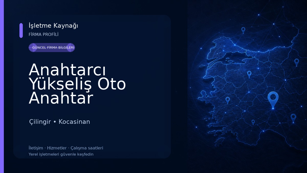 Anahtarcı Yükseliş Oto Anahtar