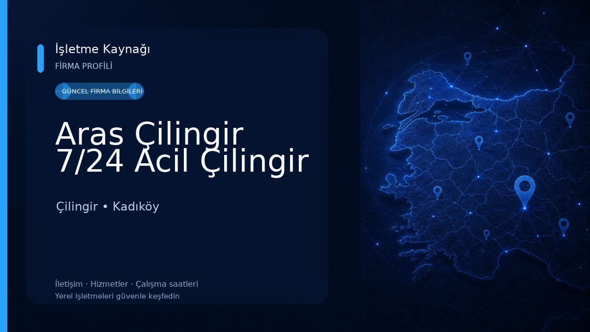 Aras Çilingir 7/24 Acil Çilingir Çilingir