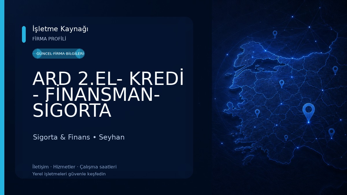 ARD 2.EL- KREDİ - FİNANSMAN- SİGORTA