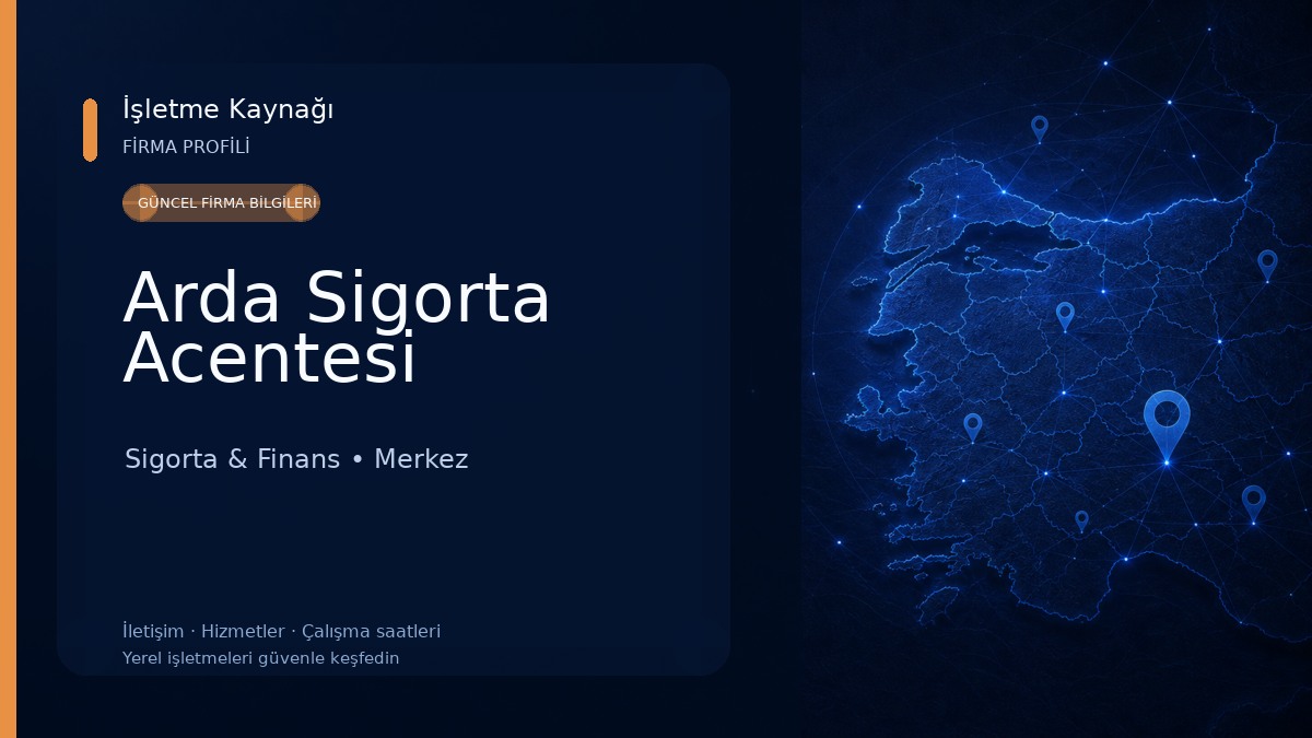 Arda Sigorta Acentesi Sigorta & Finans