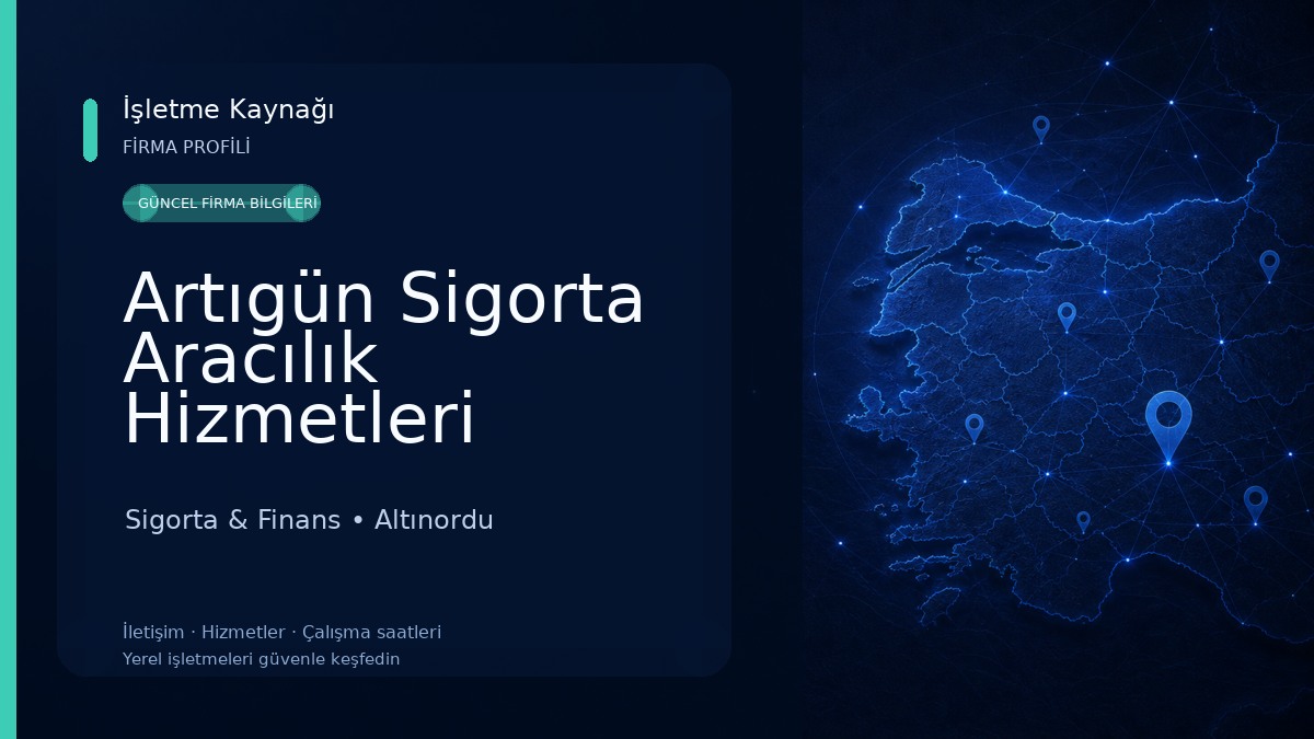 Artıgün Sigorta Aracılık Hizmetleri Limited Şirketi Sigorta & Finans