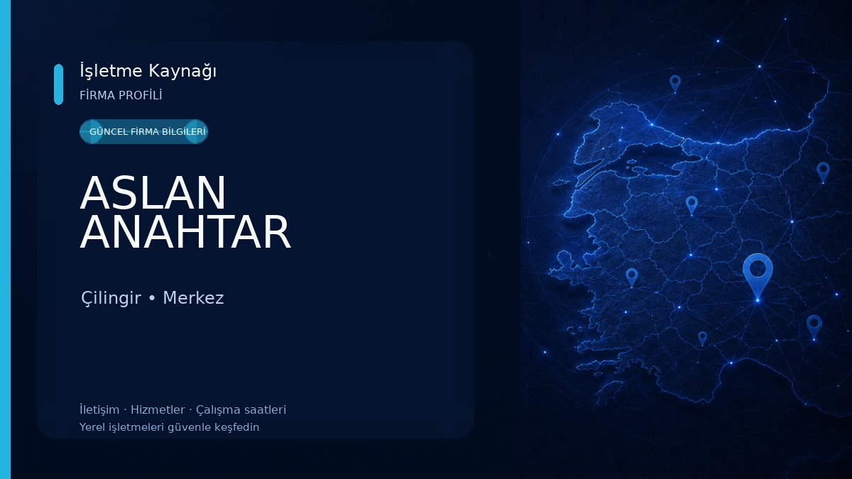 ASLAN ANAHTAR Çilingir