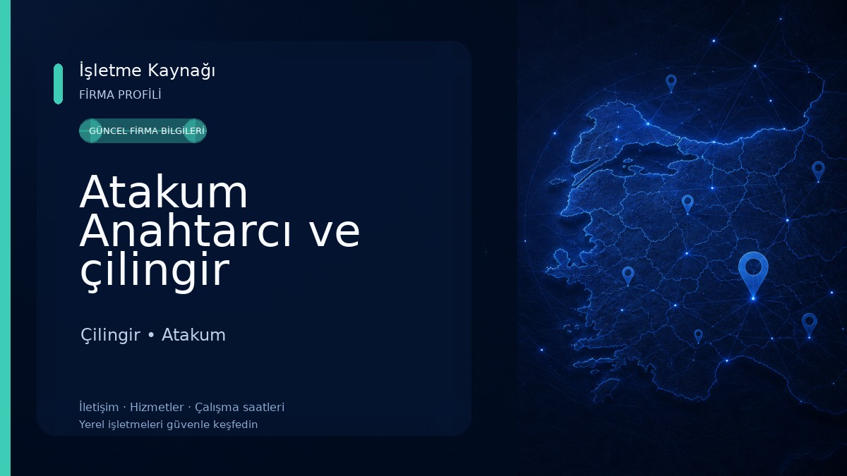 Atakum Anahtarcı ve çilingir Çilingir