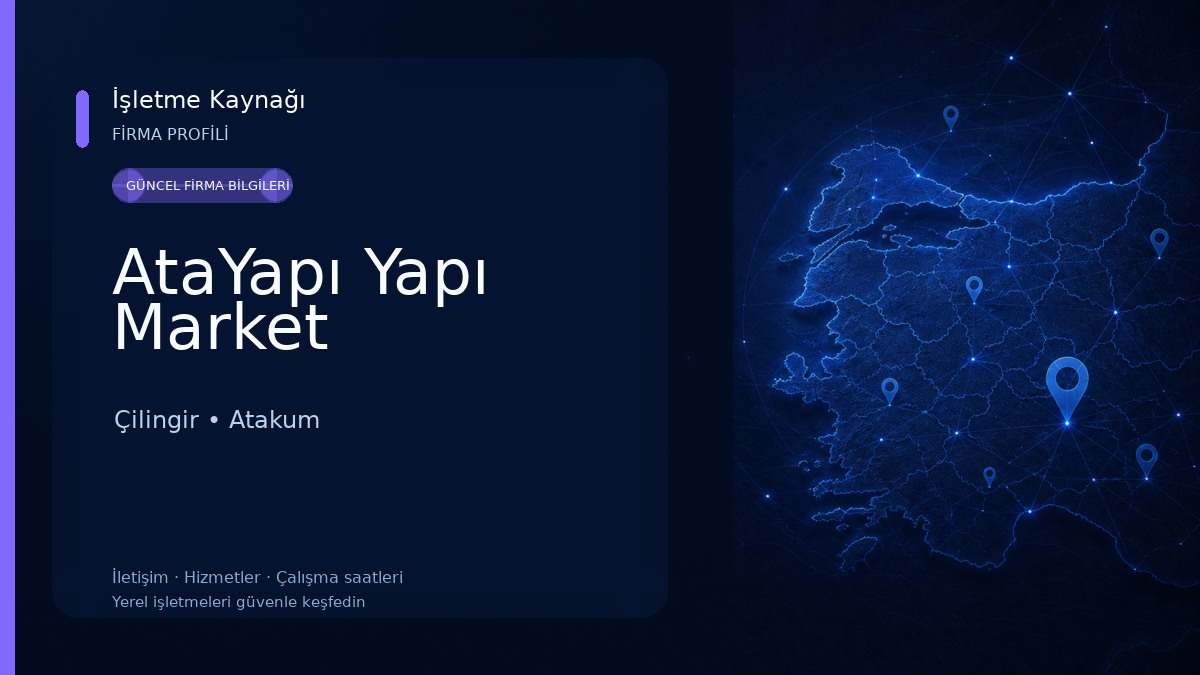 AtaYapı Yapı Market Çilingir
