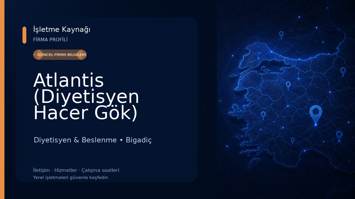 Atlantis (Diyetisyen Hacer Gök) Beslenme ve Diyet Danışmanlık