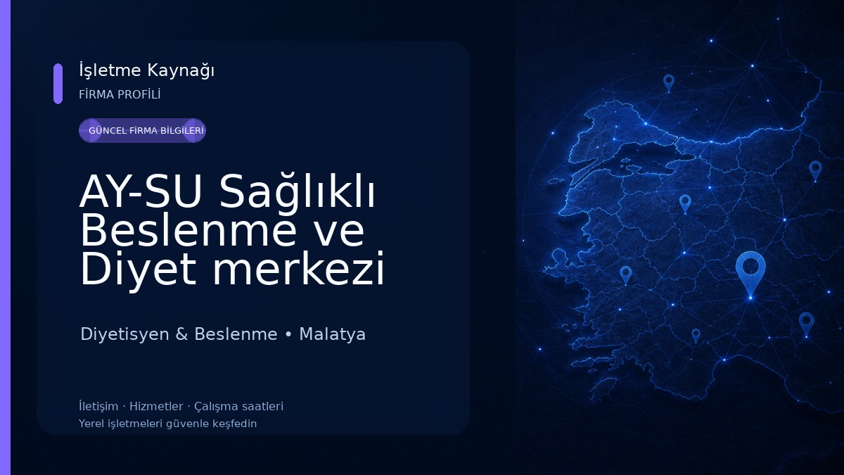 AY-SU Sağlıklı Beslenme ve Diyet merkezi Diyetisyen & Beslenme