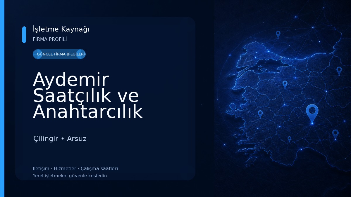 Aydemir Saatçılık ve Anahtarcılık Çilingir