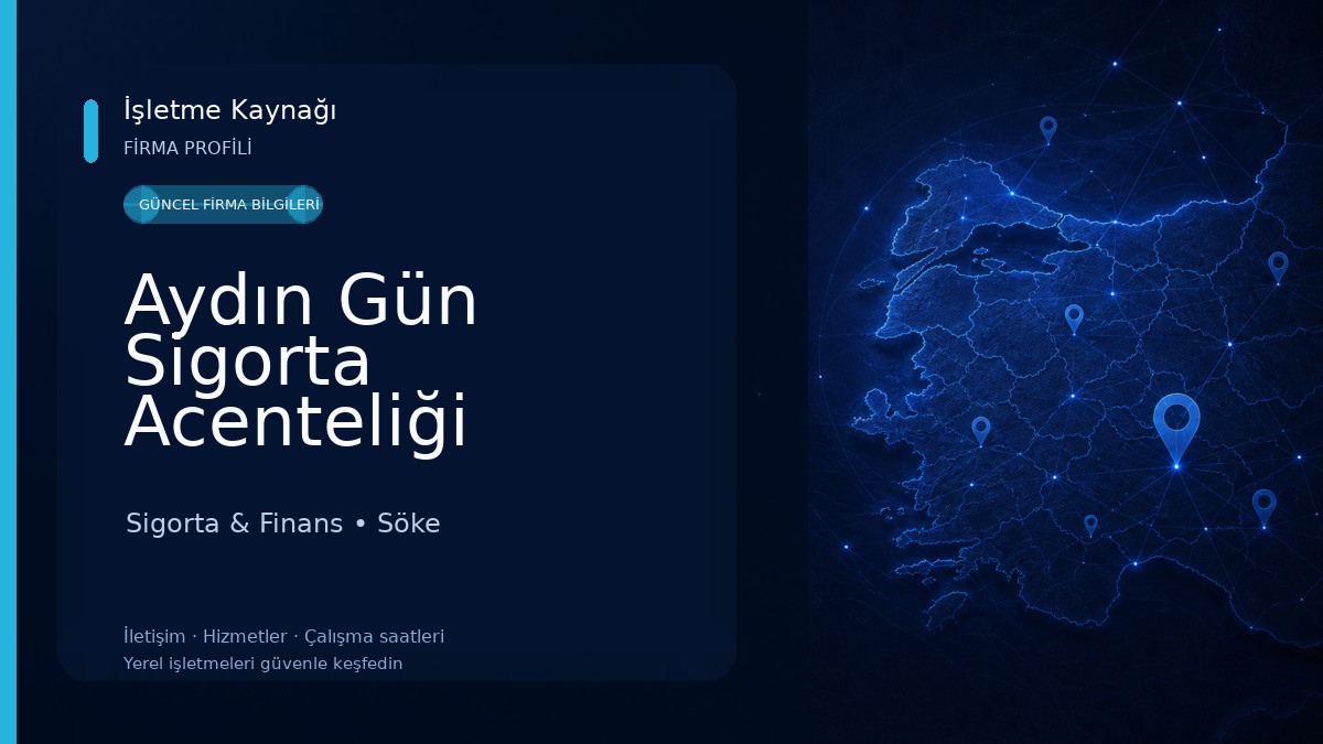 Aydın Gün Sigorta Acenteliği Sigorta & Finans