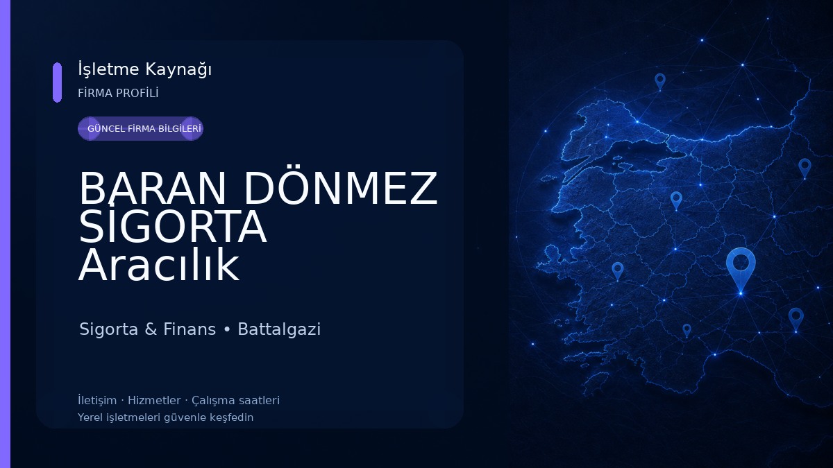 BARAN DÖNMEZ SİGORTA Aracılık Hizmetleri Limited Şirketi Sigorta & Finans