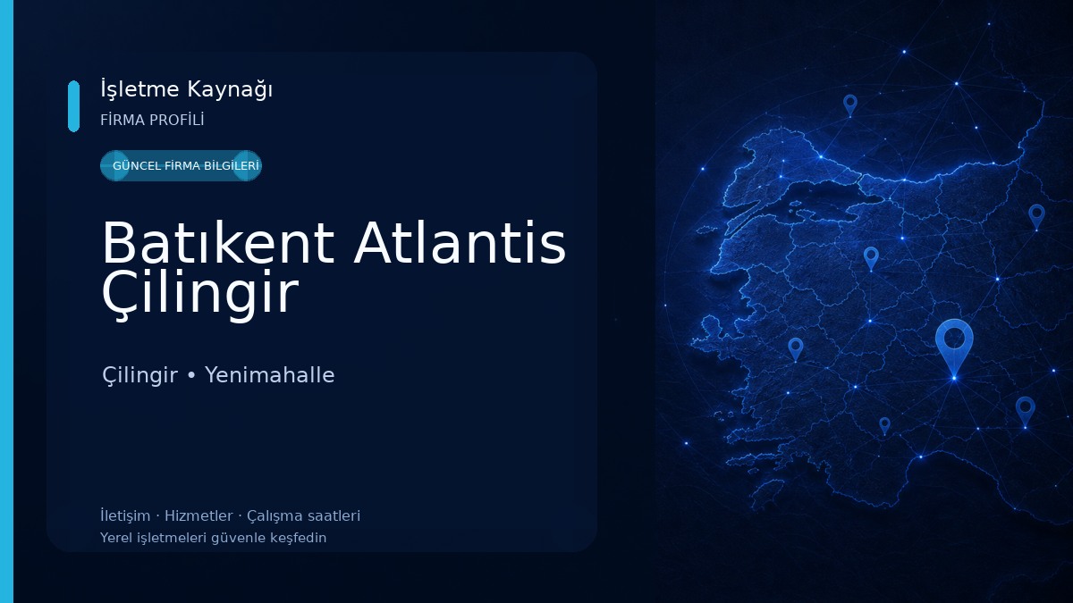 Batıkent Atlantis Çilingir