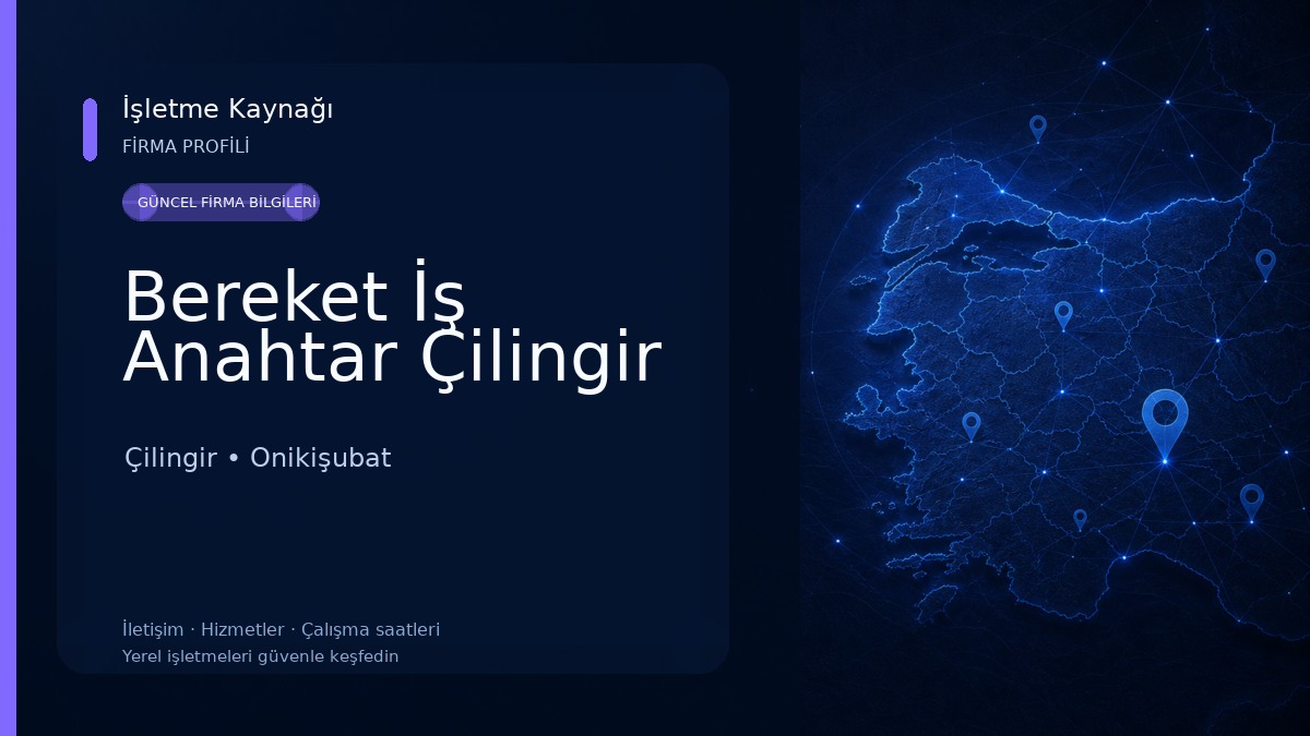 Bereket İş Anahtar Çilingir
