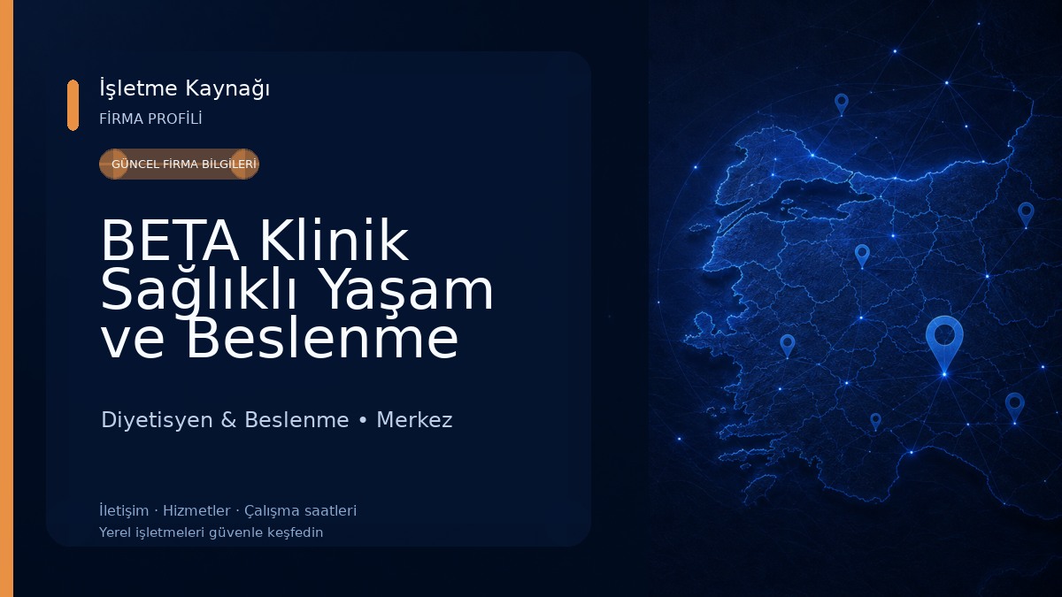 BETA Klinik Sağlıklı Yaşam ve Beslenme Merkezi
