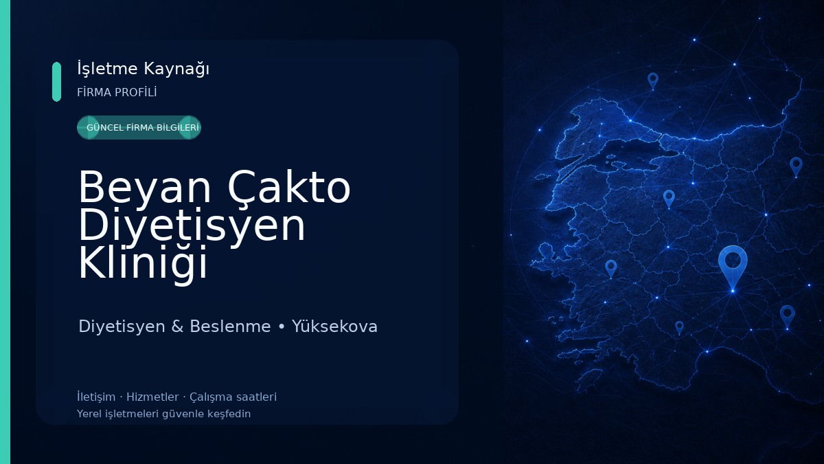 Beyan Çakto Diyetisyen Kliniği Diyetisyen & Beslenme