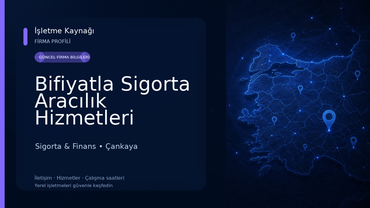 Bifiyatla Sigorta Aracılık Hizmetleri Limited Şirketi Sigorta & Finans