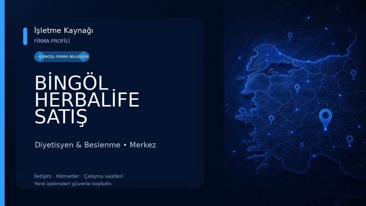 BİNGÖL HERBALİFE SATIŞ 