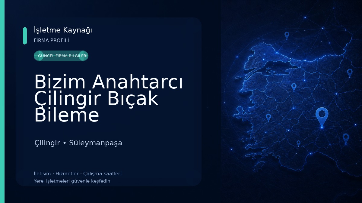 Bizim Anahtarcı Çilingir Bıçak Bileme 