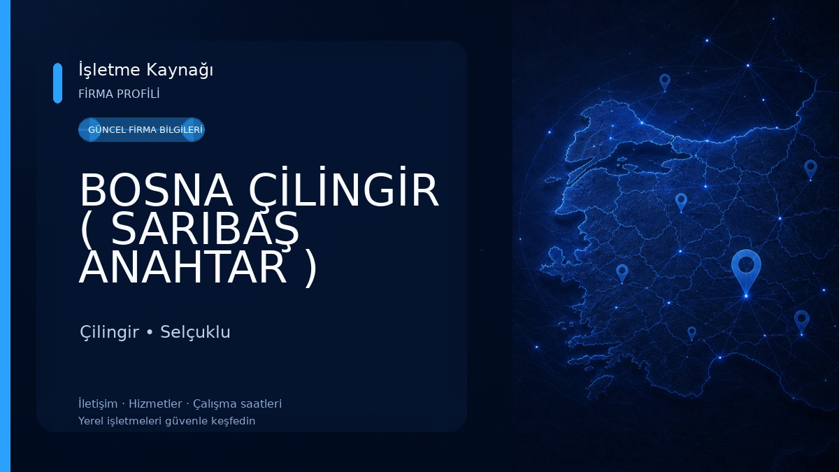 BOSNA ÇİLİNGİR ( SARIBAŞ ANAHTAR ) Çilingir