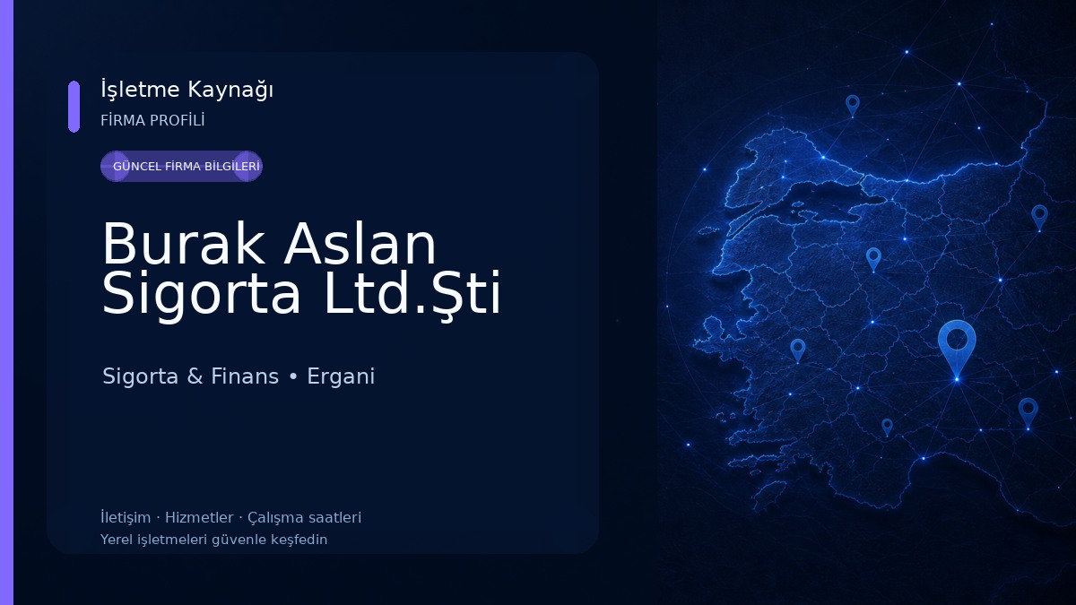 Burak Aslan Sigorta Ltd.Şti Sigorta & Finans