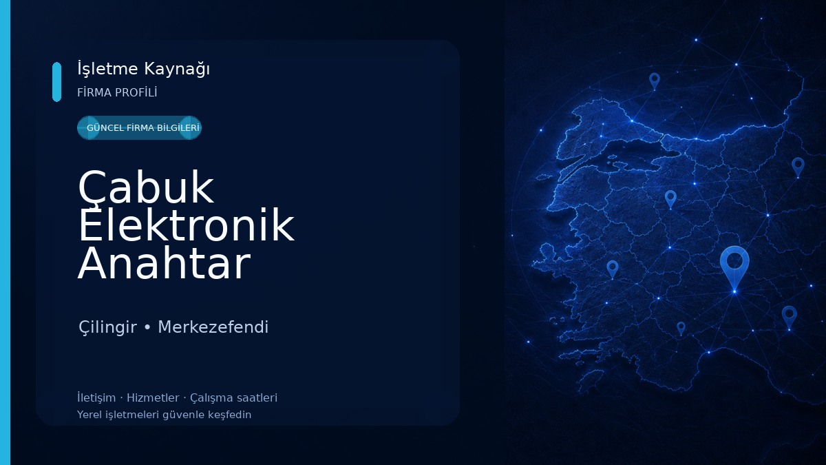 Çabuk Elektronik Anahtar Çilingir