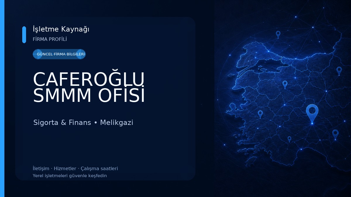 CAFEROĞLU SMMM OFİSİ Sigorta & Finans