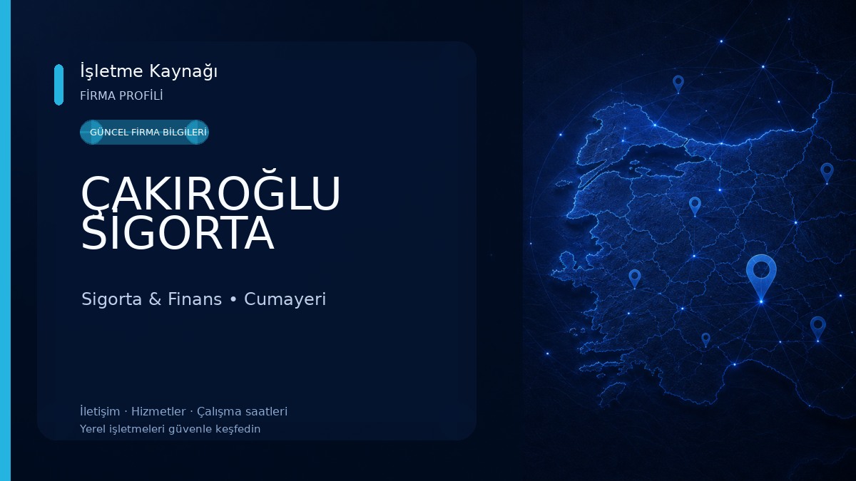 ÇAKIROĞLU SİGORTA Sigorta & Finans