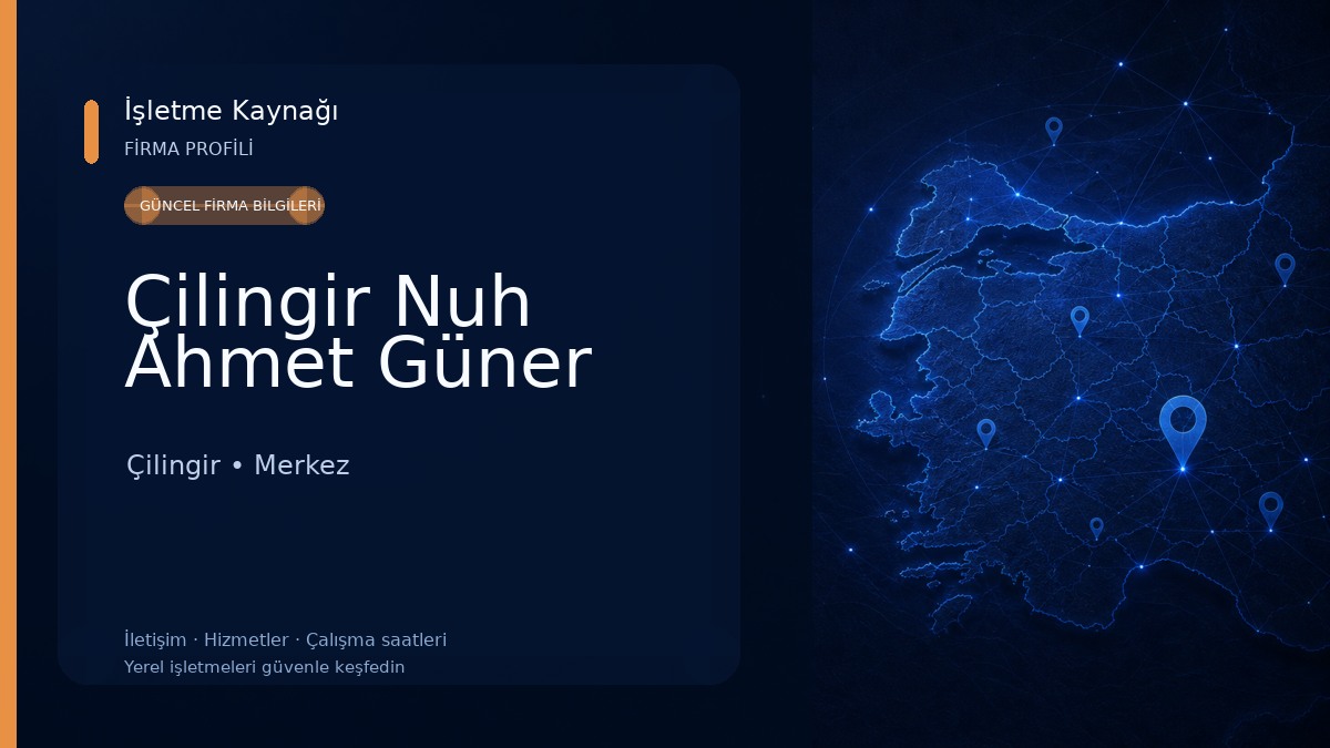 Çilingir Nuh Ahmet Güner Çilingir