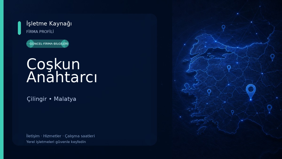 Coşkun Anahtarcı Çilingir