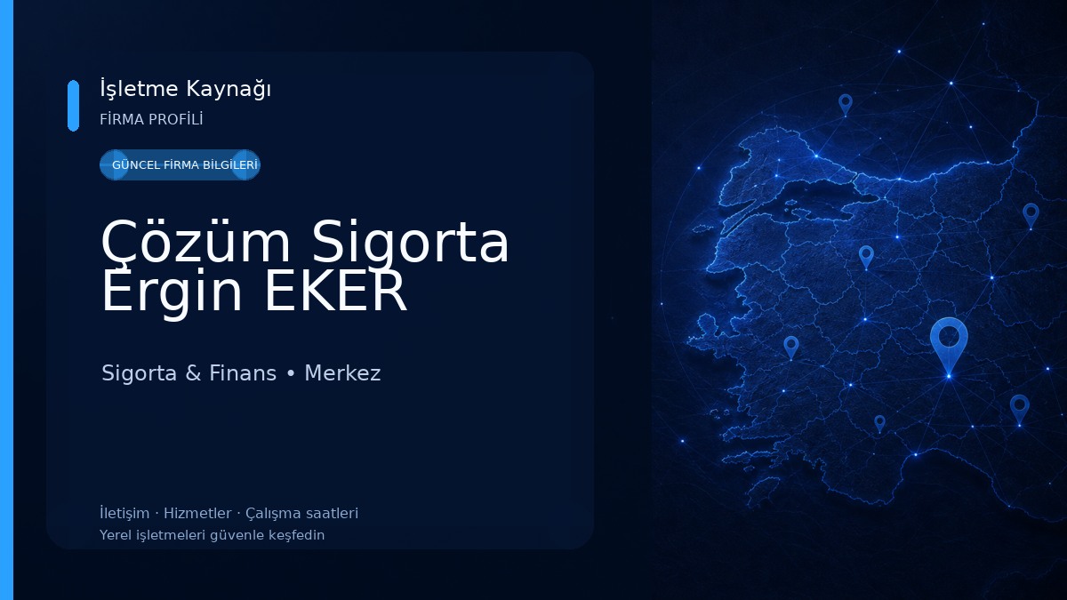 Çözüm Sigorta Ergin EKER