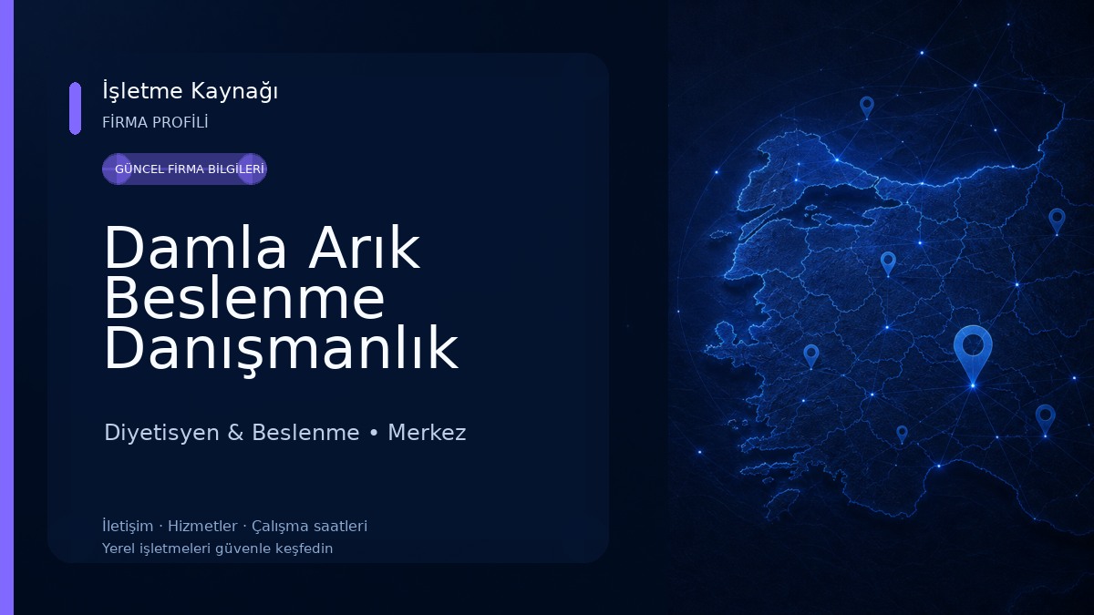 Damla Arık Beslenme Danışmanlık Merkezi Diyetisyen & Beslenme