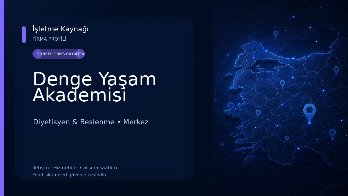 Denge Yaşam Akademisi Diyetisyen & Beslenme