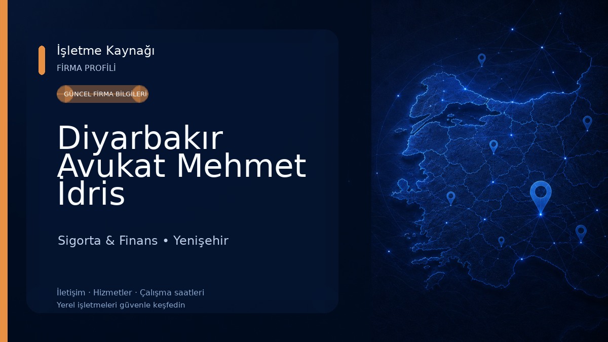 Diyarbakır Avukat Mehmet İdris SAKMAN-Diyarbakır Tapu Avukatı,Gayrimenkul Avukatı,Sigorta Avukatı,İcra Avukatı 