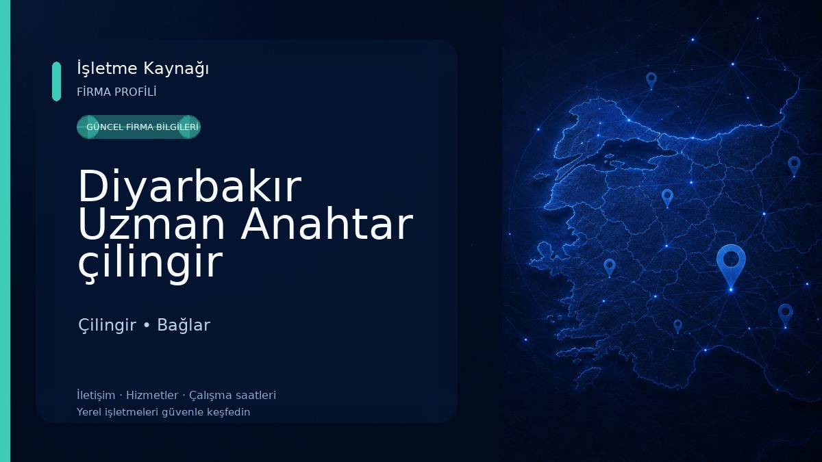 Diyarbakır Uzman Anahtar çilingir