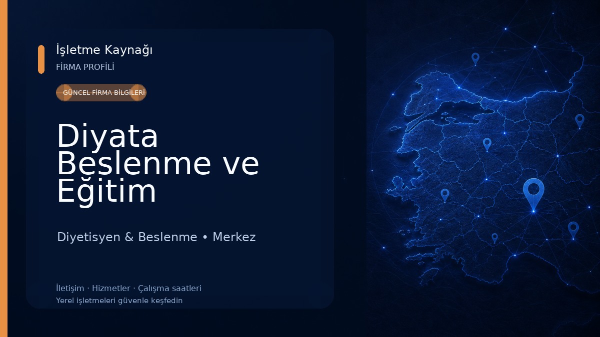 Diyata Beslenme ve Eğitim Danışmanlığı Diyetisyen Buşra Kavukçu Diyetisyen & Beslenme