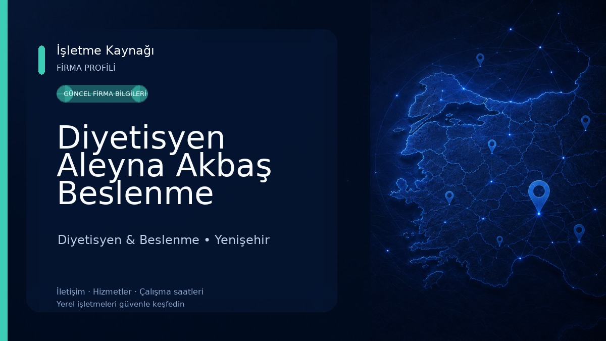 Diyetisyen Aleyna Akbaş Beslenme Danışmanlığı & Zayıflama Merkezi 