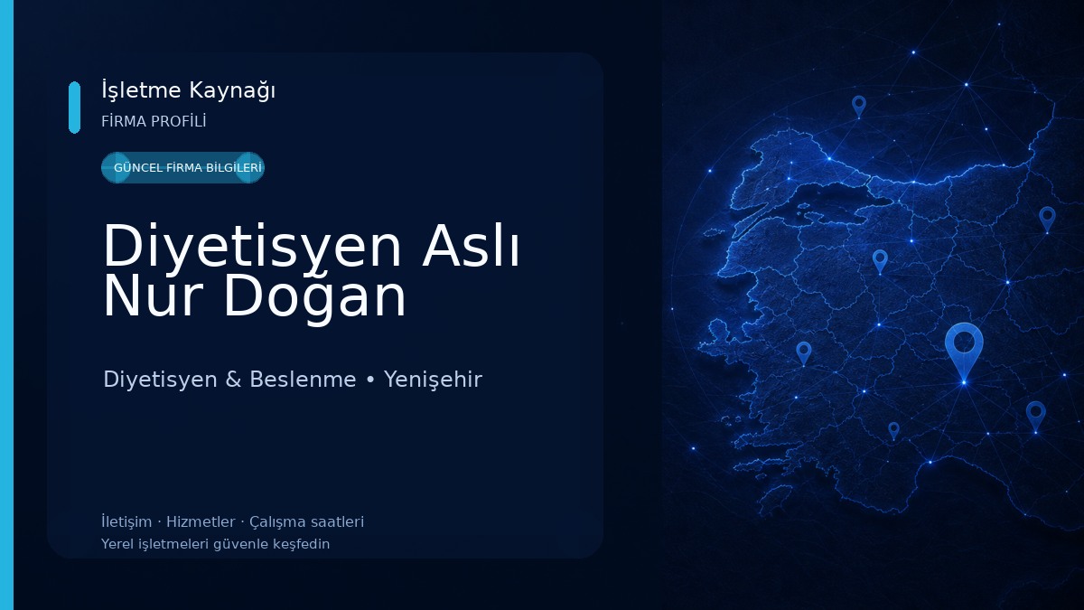 Diyetisyen Aslı Nur Doğan