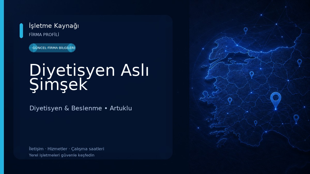 Diyetisyen Aslı Şimşek