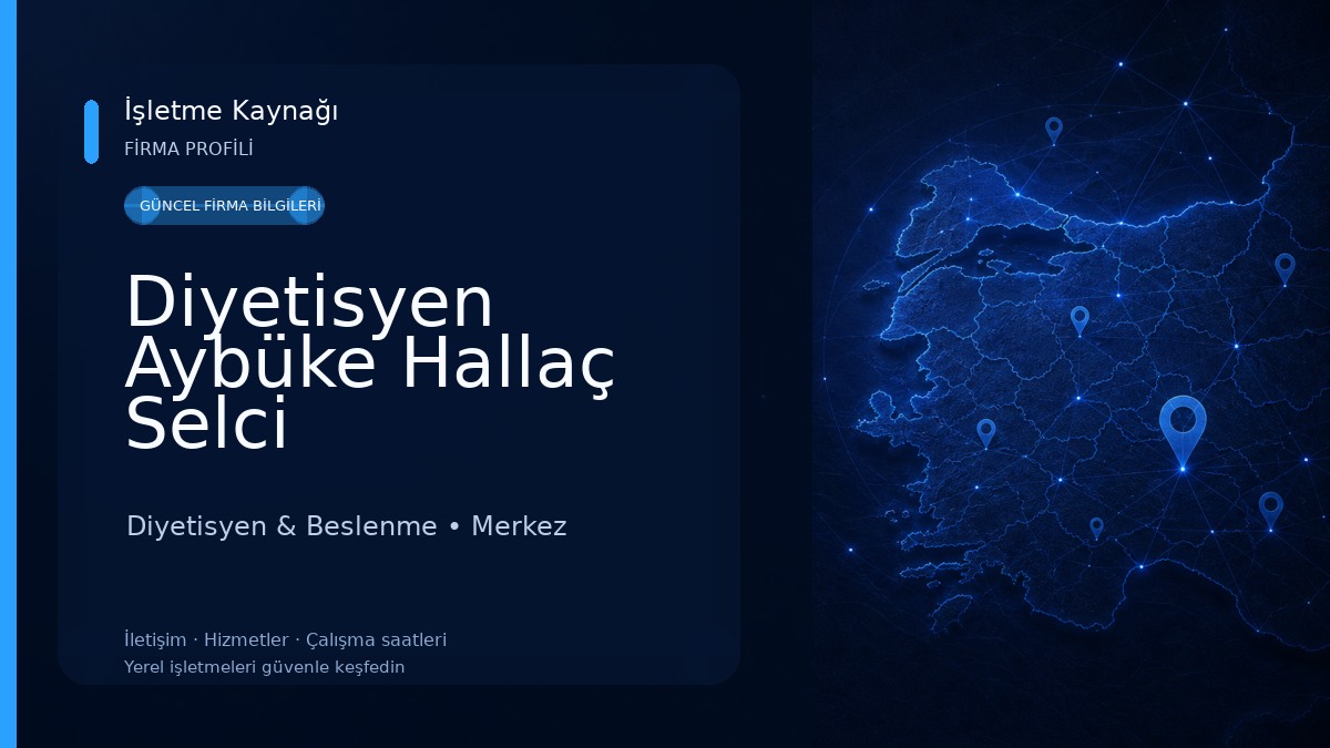 Diyetisyen Aybüke Hallaç Selci Diyetisyen & Beslenme